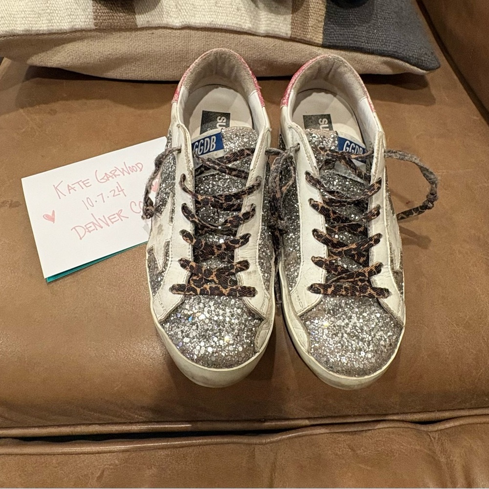 Authentic Golden Goose Glitter Super Star Kicks